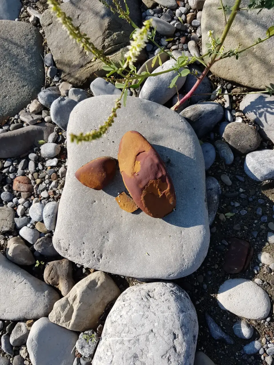river stones