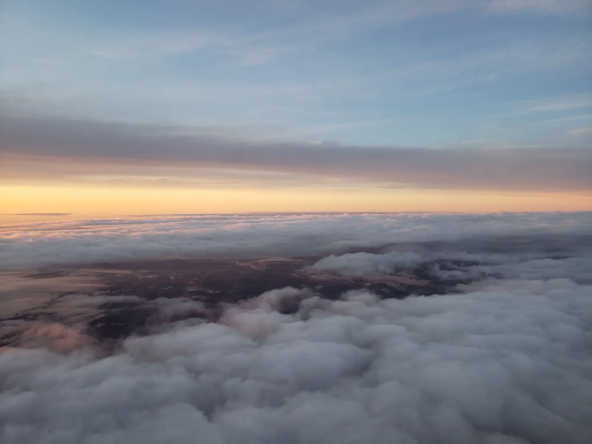 a view from an airplane