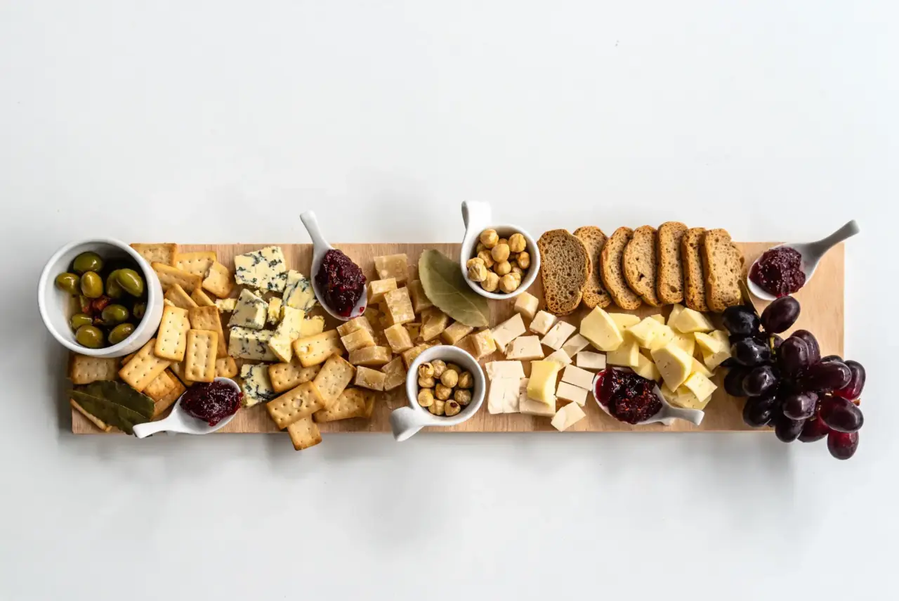 Cheese selection with raspberry jam and walnuts 2025 03 10 12 23 25 utc