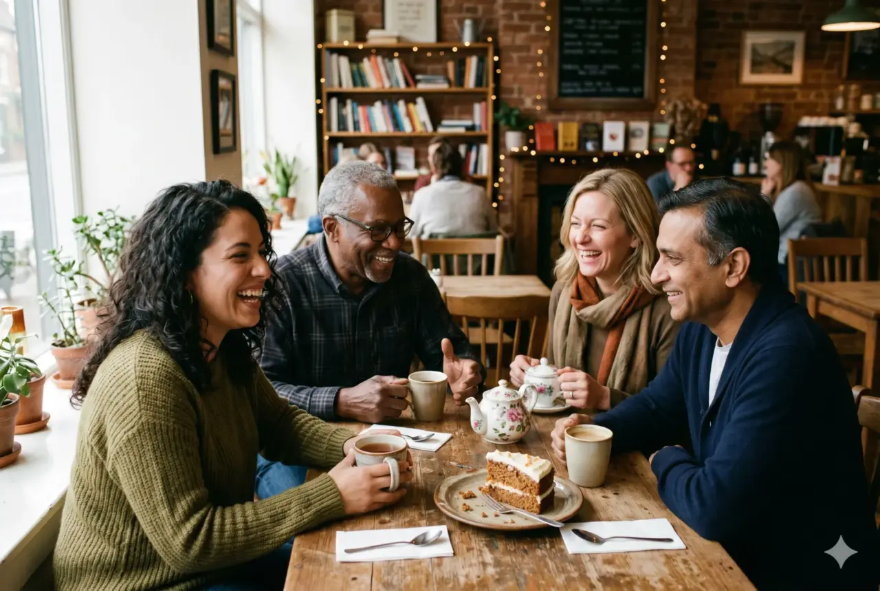 Death cafe intergenerational discussion cafe