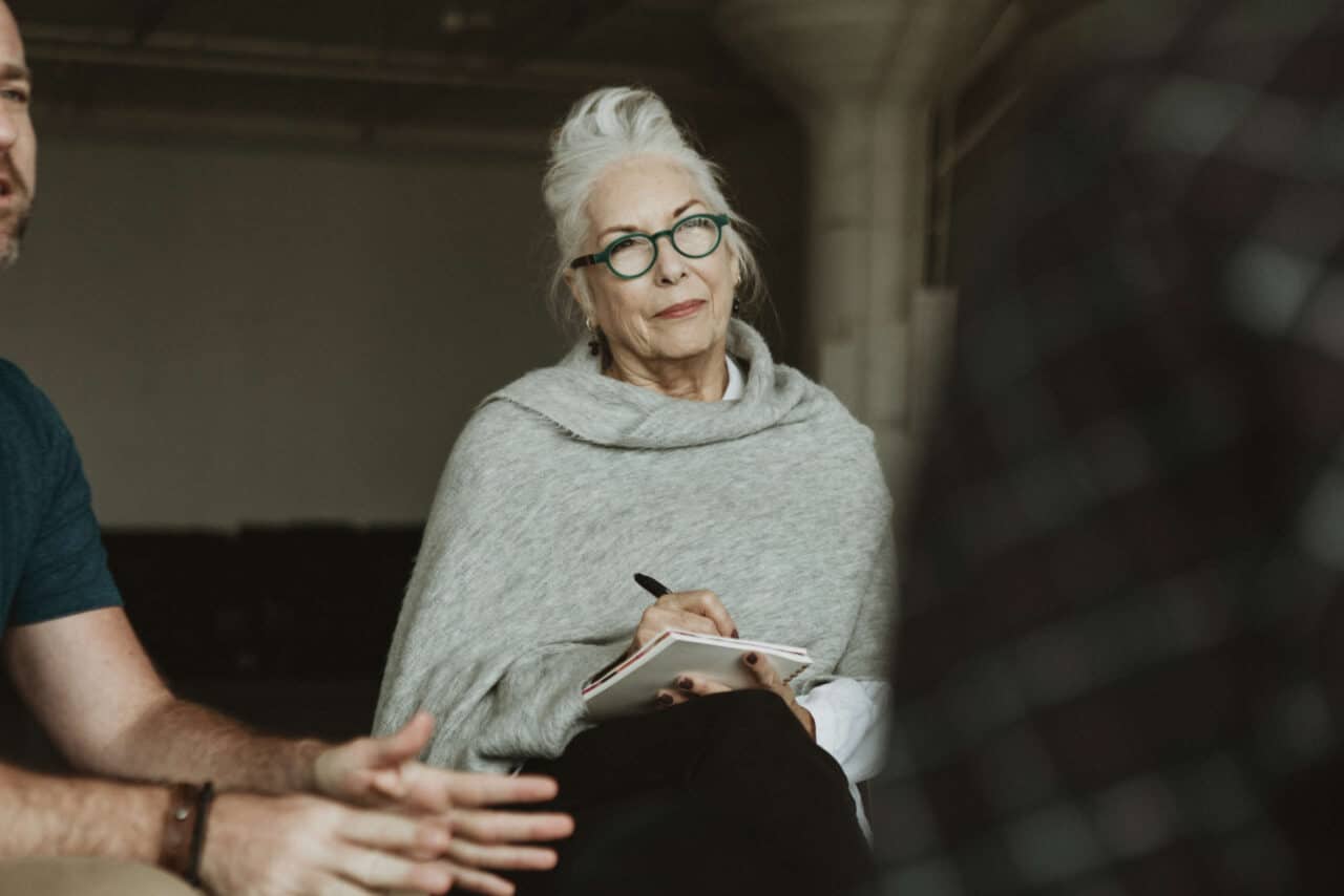 Elderly Woman planning end of life